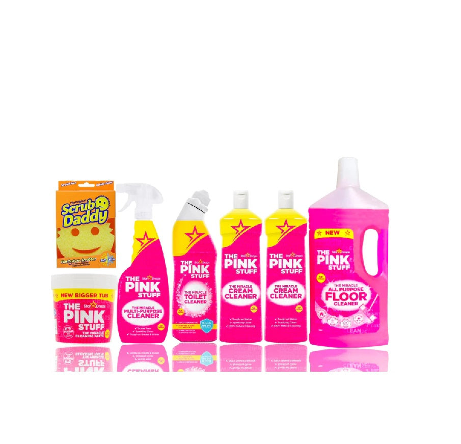 Pink Stuff Mega Set - Scrub, Pasta 850g, All Purpose Cleaner, Toilet, – The Pink  Stuff