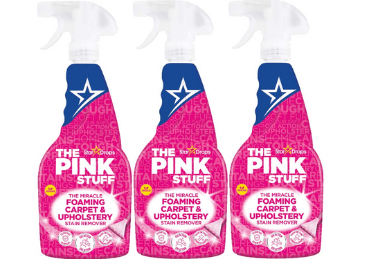 The Pink Stuff - Quitamanchas en Espuma para Alfombras y Tapicerías 500 ml