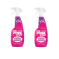 The Pink Stuff - Detergente per vetri e finestre - Glassex - set di 2 bottiglie