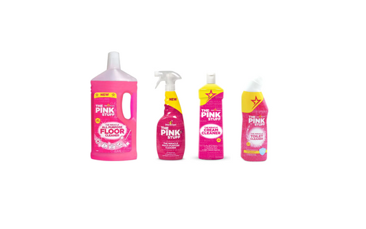 Stardrops The Pink Stuff Bundle - Floor Cleaner, All Purpose Cleaner, Cream Cleaner and Toilet Cleaner