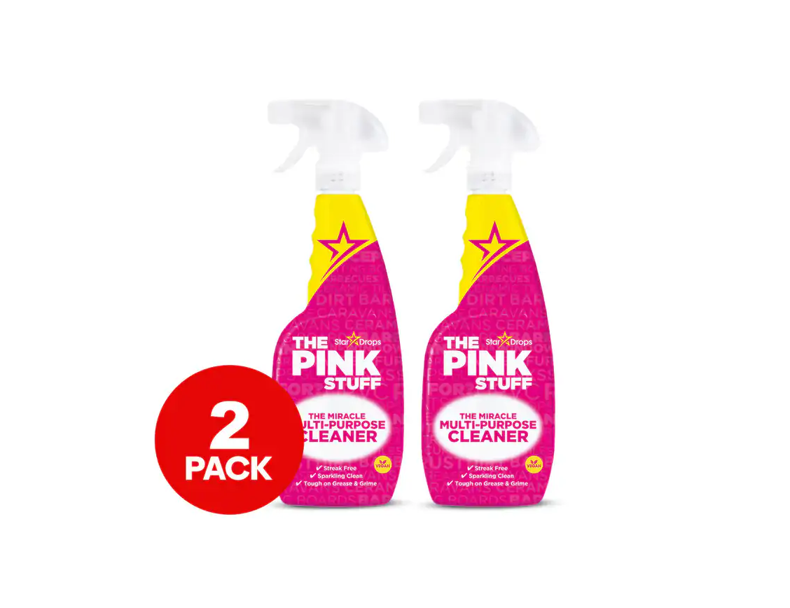 The Pink Stuff Detergente multiuso spray 750 ml - Confezione da 2 pz.