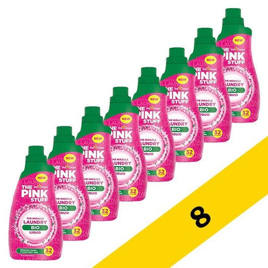 The Pink Stuff Detergente liquido biologico 960ml - confezione da 8